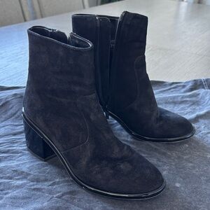 Black Suede Ankle Boots